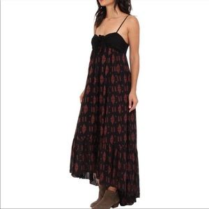 Free People Open Back Maxi Dress Sz M
